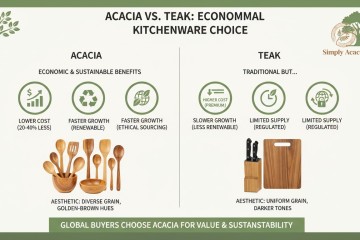Beyond Teak: Why Acacia Wood is the Ultimate Economical Choice for Sustainable Kitchenware Collections